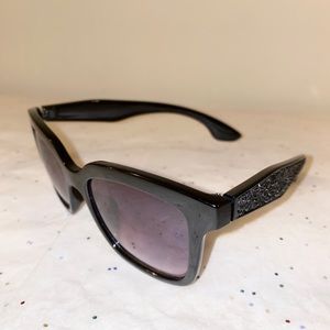 🖤🕶Shop Culture Black Glitter Rock Sunglasses